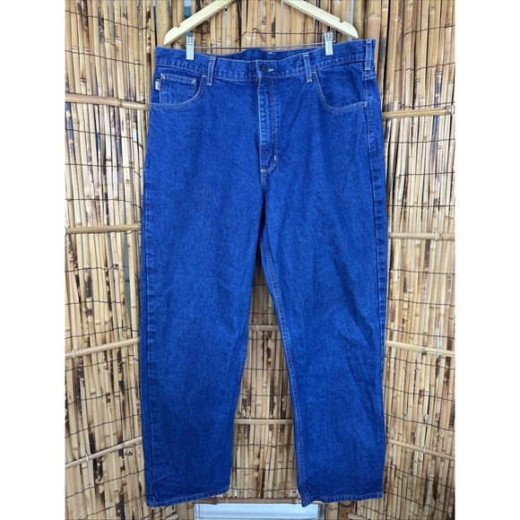 Carhartt Other - CARHARTT Men's 40X32 Jeans Relaxed Fit‎ Straight Leg Blue FRB100 FRC Utility